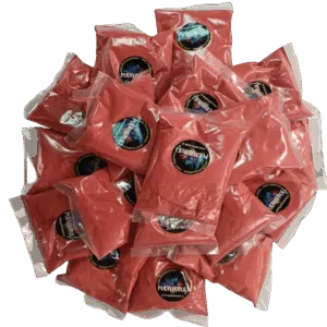 Pack 50 bolsas de 100 grs. Color Rojo