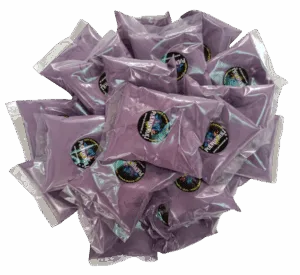 Pack 50 bolsas de 100 grs. Color Violeta