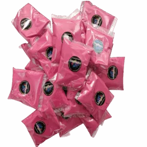 Pack 50 bolsas de 100 grs. Color Fucsia