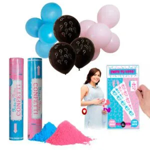 Pack Revelación decoración 4 Rosado